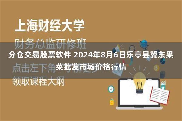 分仓交易股票软件 2024年8月6日乐亭县冀东果菜批发市场价格行情