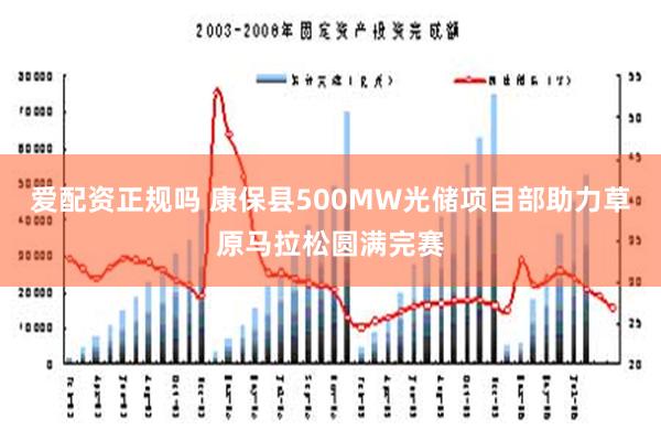 爱配资正规吗 康保县500MW光储项目部助力草原马拉松圆满完赛