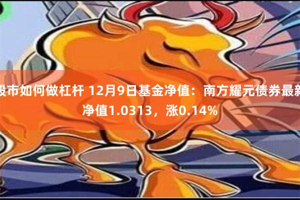 股市如何做杠杆 12月9日基金净值：南方耀元债券最新净值1.0313，涨0.14%