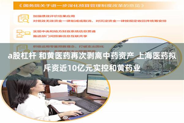 a股杠杆 和黄医药再次剥离中药资产 上海医药拟斥资近10亿元实控和黄药业